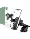 Uchwyt auto Tech-Protect V4 Universal pentru parbriz și tabloul de bord, negru