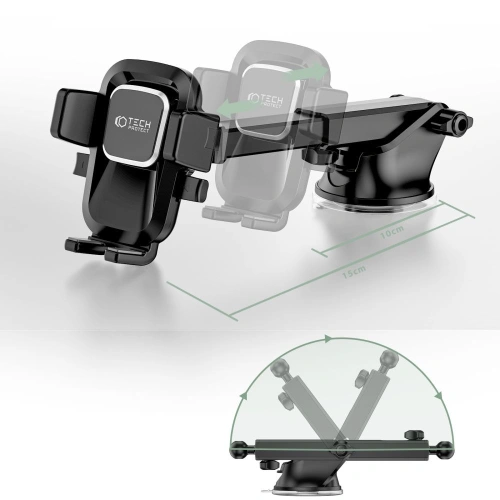 Kup Auto-Halterung Tech-Protect V4 Universelle Windschutzscheiben- & Armaturenbrett-Halterung Schwarz - THP1459 - {ean13} - Sklep Home Screen