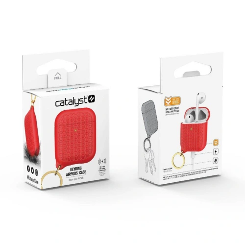 Kup Etui Catalyst pentru chei Apple AirPods 2/1 roșu - CAT117 - {ean13} - Sklep Home Screen