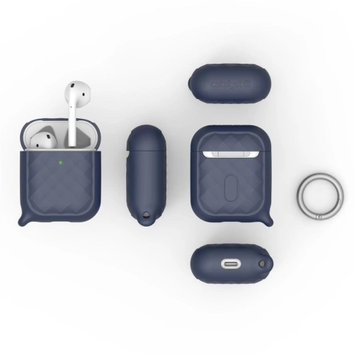 Kup Etui Catalyst Ring Clip Apple AirPods 2/1 albastru închis - CAT118 - {ean13} - Sklep Home Screen