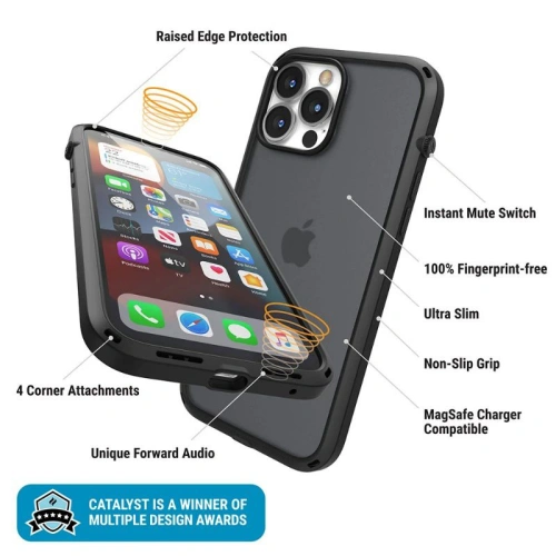 Kup Etui Catalyst Influence Apple iPhone 13 Pro Max czarne - CAT121 - {ean13} - Sklep Home Screen