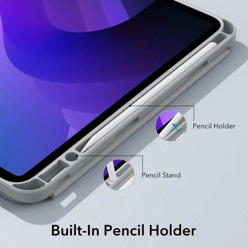 Kup Case ESR Rebound Pencil für Apple iPad 10.9 2022 (10. Generation) Grau - ESR617 - {ean13} - Sklep Home Screen