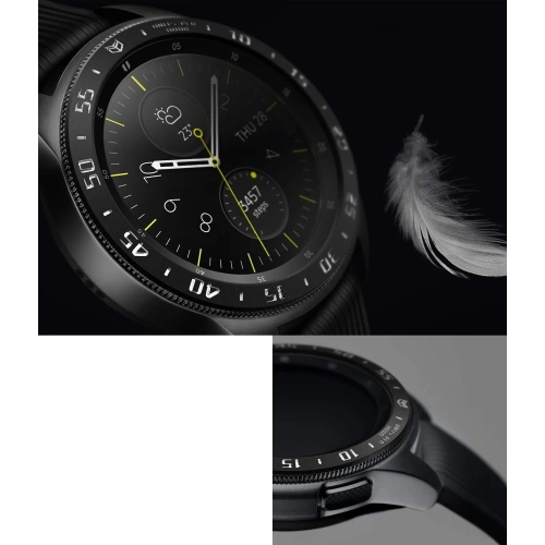 Kup Acoperire pentru tachimetrul Ringke Samsung Galaxy Sport/Watch 42mm oțel inoxidabil negru GW-42-03 - RGK1128BLK - {ean13} - Sklep Home Screen