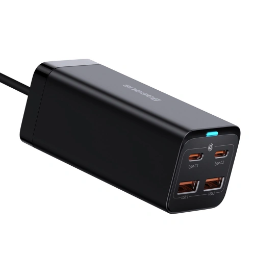 Kup Încărcătorul de rețea Baseus GaN3 Pro GaN 2xUSB-C/2xUSB 100W PD3.0, QC4.0+, AFC negru - BSU3630 - {ean13} - Sklep Home Screen