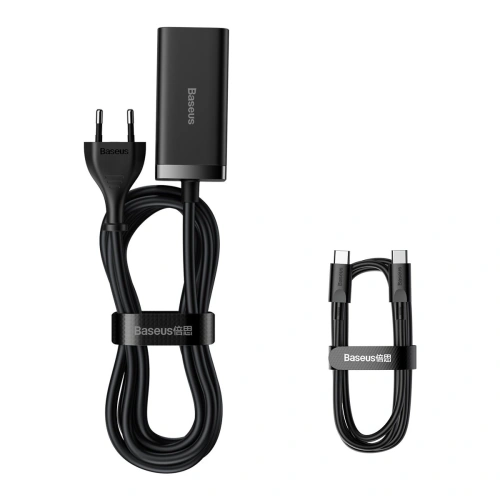 Kup Încărcătorul de rețea Baseus GaN3 Pro GaN 2xUSB-C/2xUSB 100W PD3.0, QC4.0+, AFC negru - BSU3630 - {ean13} - Sklep Home Screen