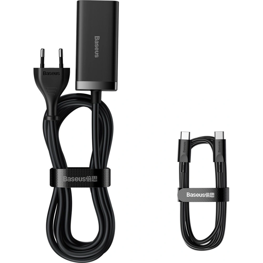 Ładowarka sieciowa Baseus GaN3 Pro GaN 2xUSB-C/2xUSB 100W PD3.0, QC4.0+, AFC czarny