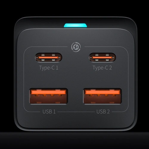 Kup Încărcătorul de rețea Baseus GaN3 Pro GaN 2xUSB-C/2xUSB 100W PD3.0, QC4.0+, AFC negru - BSU3630 - {ean13} - Sklep Home Screen