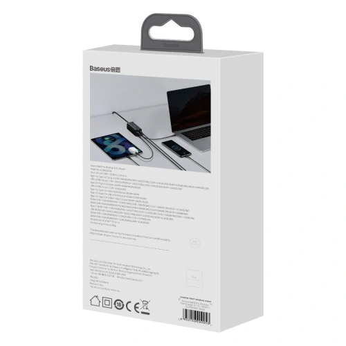 Kup Încărcătorul de rețea Baseus GaN3 Pro GaN 2xUSB-C/2xUSB 100W PD3.0, QC4.0+, AFC negru - BSU3630 - {ean13} - Sklep Home Screen