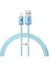 Kabel Baseus Crystal Shine Series USB/Lightning 2,4A 20W 1,2m modrý
