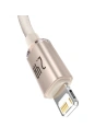 Kup Kabel Baseus Crystal Shine Series USB/Lightning 2,4A 20W 1,2m růžový - BSU3634 - {ean13} - Sklep Home Screen