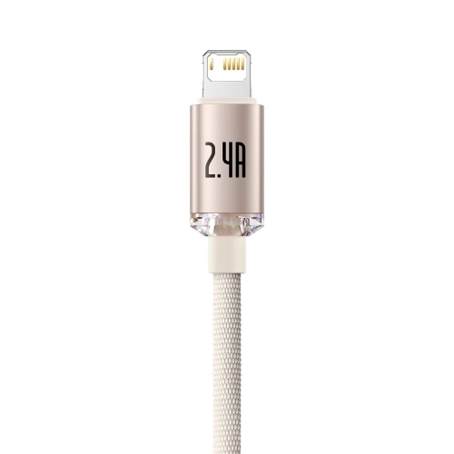 Kup Kabel Baseus Crystal Shine Series USB/Lightning 2,4A 20W 1,2m rosa - BSU3634 - {ean13} - Sklep Home Screen
