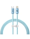 Kabel Baseus Crystal Shine Series USB-C/Lightning Power Delivery 20W 1,2m blau