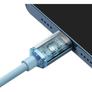 Kabel Baseus Crystal Shine Series USB-C/Lightning Power Delivery 20W 1,2m blau