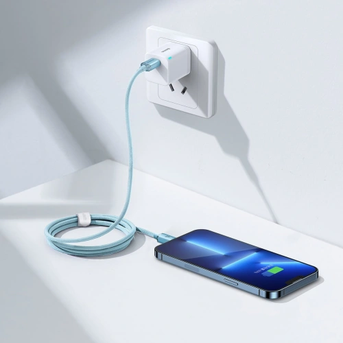 Kup Kabel Baseus Crystal Shine Series USB-C/Lightning Power Delivery 20W 1,2m modrý - BSU3637 - {ean13} - Sklep Home Screen