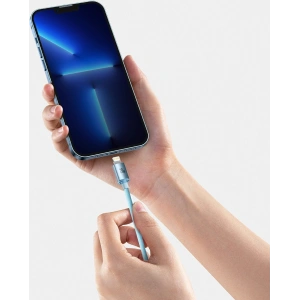 Kabel Baseus Crystal Shine Series USB-C/Lightning Power Delivery 20W 1,2m blau