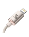 Kup Kábel Baseus Crystal Shine Series USB-C/Lightning Power Delivery 20W 1,2m rózsaszín - BSU3638 - {ean13} - Sklep Home Screen