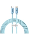 Kabel Baseus Crystal Shine Series USB-C/Lightning Power Delivery 20W 2m albastru