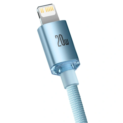 Kup Kabel Baseus Crystal Shine Series USB-C/Lightning Power Delivery 20W 2m blau - BSU3639 - {ean13} - Sklep Home Screen