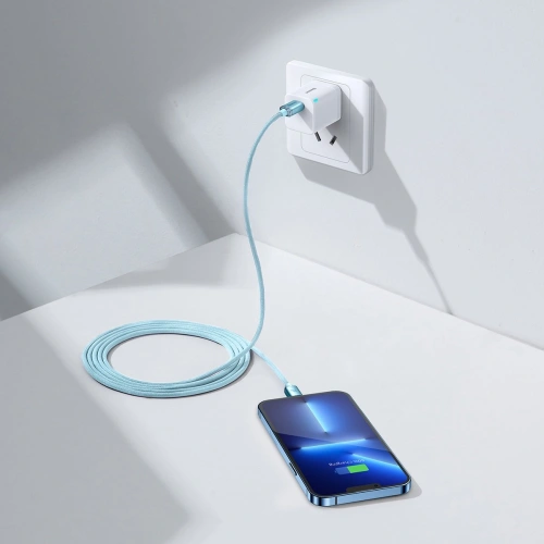Kup Kabel Baseus Crystal Shine Series USB-C/Lightning Power Delivery 20W 2m blau - BSU3639 - {ean13} - Sklep Home Screen