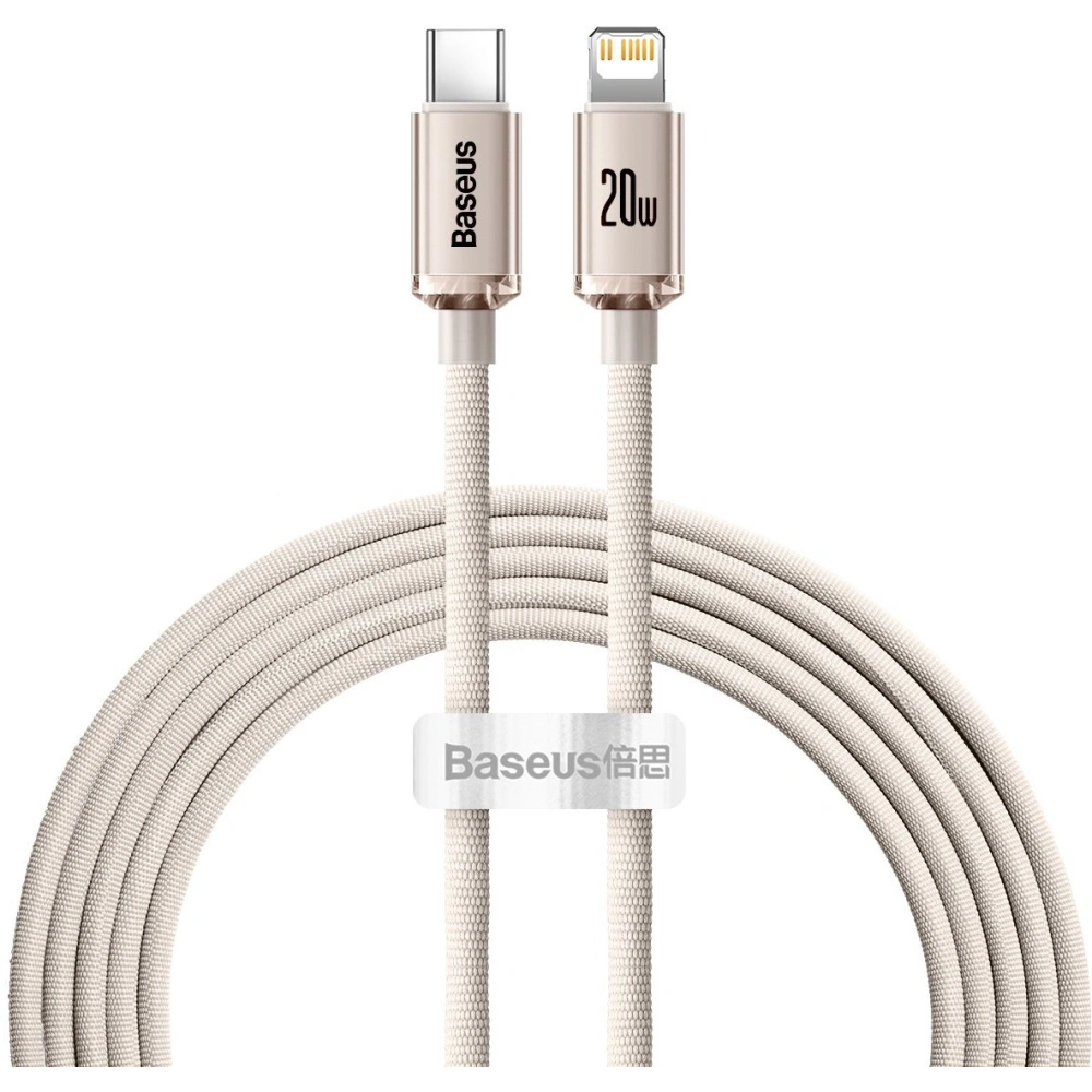 Baseus Crystal Shine Series USBC/Lightning Cable Power Delivery 20W 2m