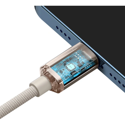 Kup Kabel Baseus Crystal Shine Series USB-C/Lightning Power Delivery 20W 2m růžový - BSU3640 - {ean13} - Sklep Home Screen