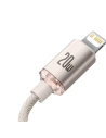 Kup Kabel Baseus Crystal Shine Series USB-C/Lightning Power Delivery 20W 2m růžový - BSU3640 - {ean13} - Sklep Home Screen