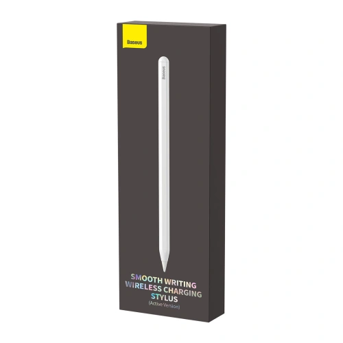 Buy Baseus wireless active stylus + replaceable tip white (SXBC020002) - BSU3641 - {ean13} - Home Screen Store Europe