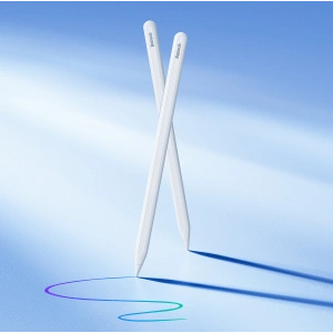 Buy Baseus wireless active stylus + replaceable tip white (SXBC020002) - BSU3641 - {ean13} - Home Screen Store Europe
