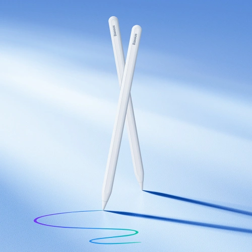 Kup Aktiver Stift Baseus + austauschbare Spitze weiß - BSU3641 - {ean13} - Sklep Home Screen