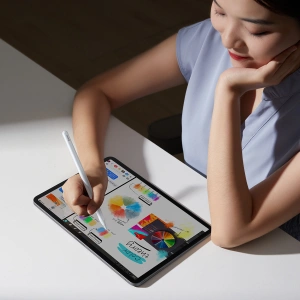 Aktív stylus Baseus + cserélhető hegy fehér