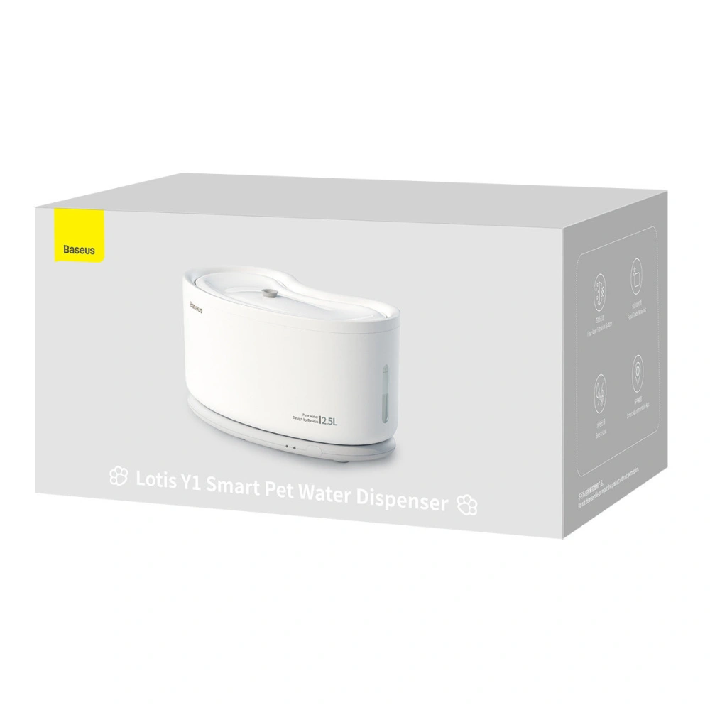 Dozownik wody dla zwierząt Baseus biały(ACLY000202)