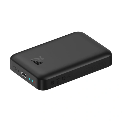 Kup Powerbank Baseus Magnetic Mini 10000mAh 20W černý + kabel USB-C/USB-C 60W (20V/3A) 0,5m černý - BSU3646 - {ean13} - Sklep Home Screen