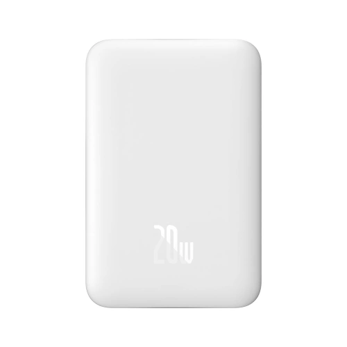 Kup Powerbank Baseus Magnetic Mini 10000mAh 20W alb + cablu USB-C/USB-C 60W (20V/3A) 0,5m alb - BSU3647 - {ean13} - Sklep Home Screen