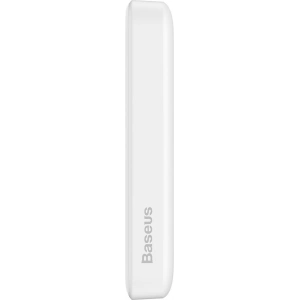 Powerbank Baseus Magnetic Mini 10000mAh 20W biały + kabel USB-C/USB-C 60W (20V/3A) 0,5m biały