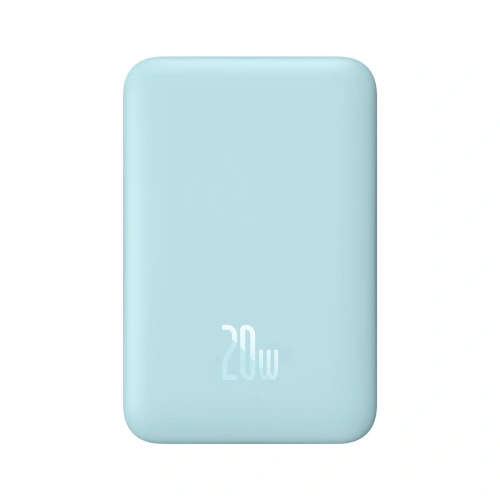 Kup Powerbank Baseus Magnetic Mini 10000mAh 20W albastru + cablu USB-C/USB-C 60W (20V/3A) 0,5m alb - BSU3648 - {ean13} - Sklep Home Screen