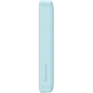 Powerbank Baseus Magnetic Mini 10000mAh 20W niebieski + kabel USB-C/USB-C 60W (20V/3A) 0,5m biały