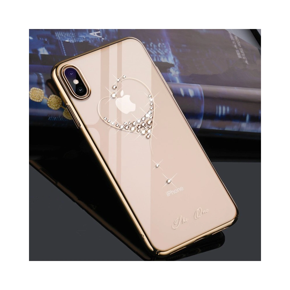 Etui Kingxbar Wish Swarovski Apple iPhone 11 Pro srebrny