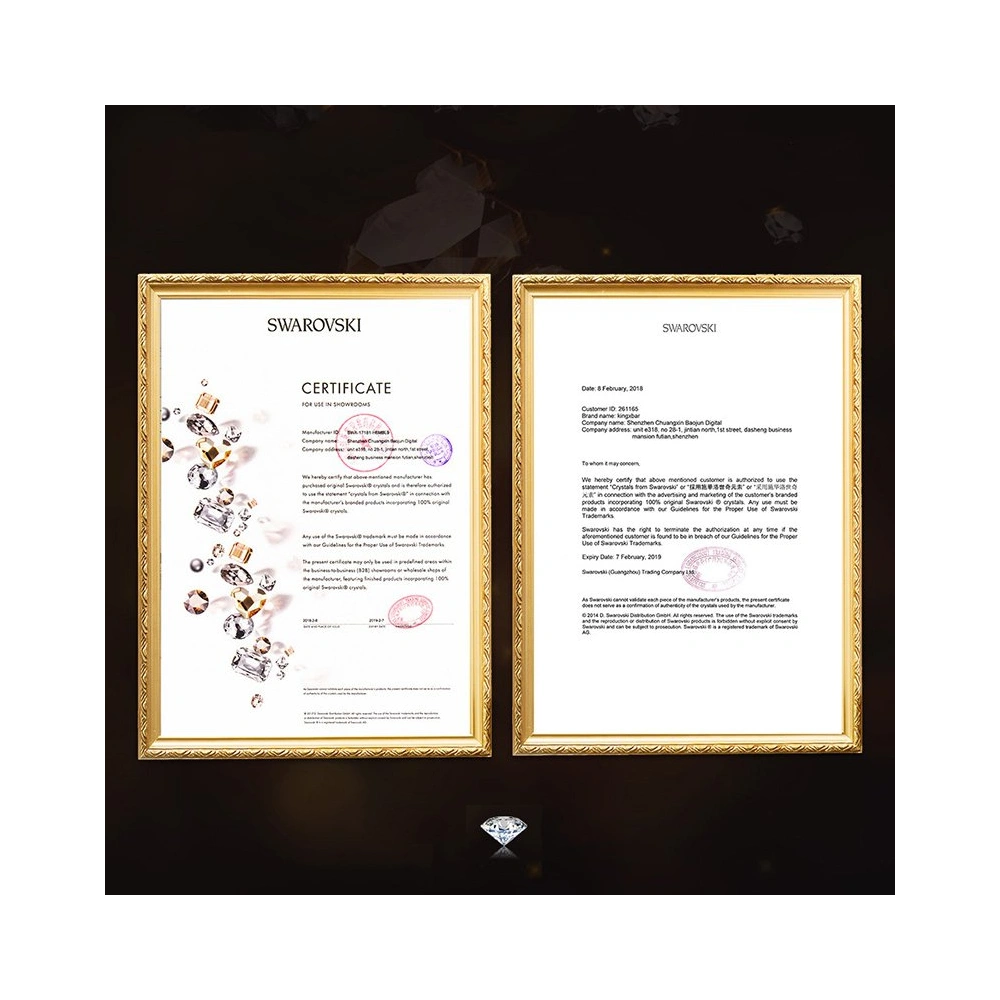 Etui Kingxbar Wish Swarovski Apple iPhone 11 Pro srebrny