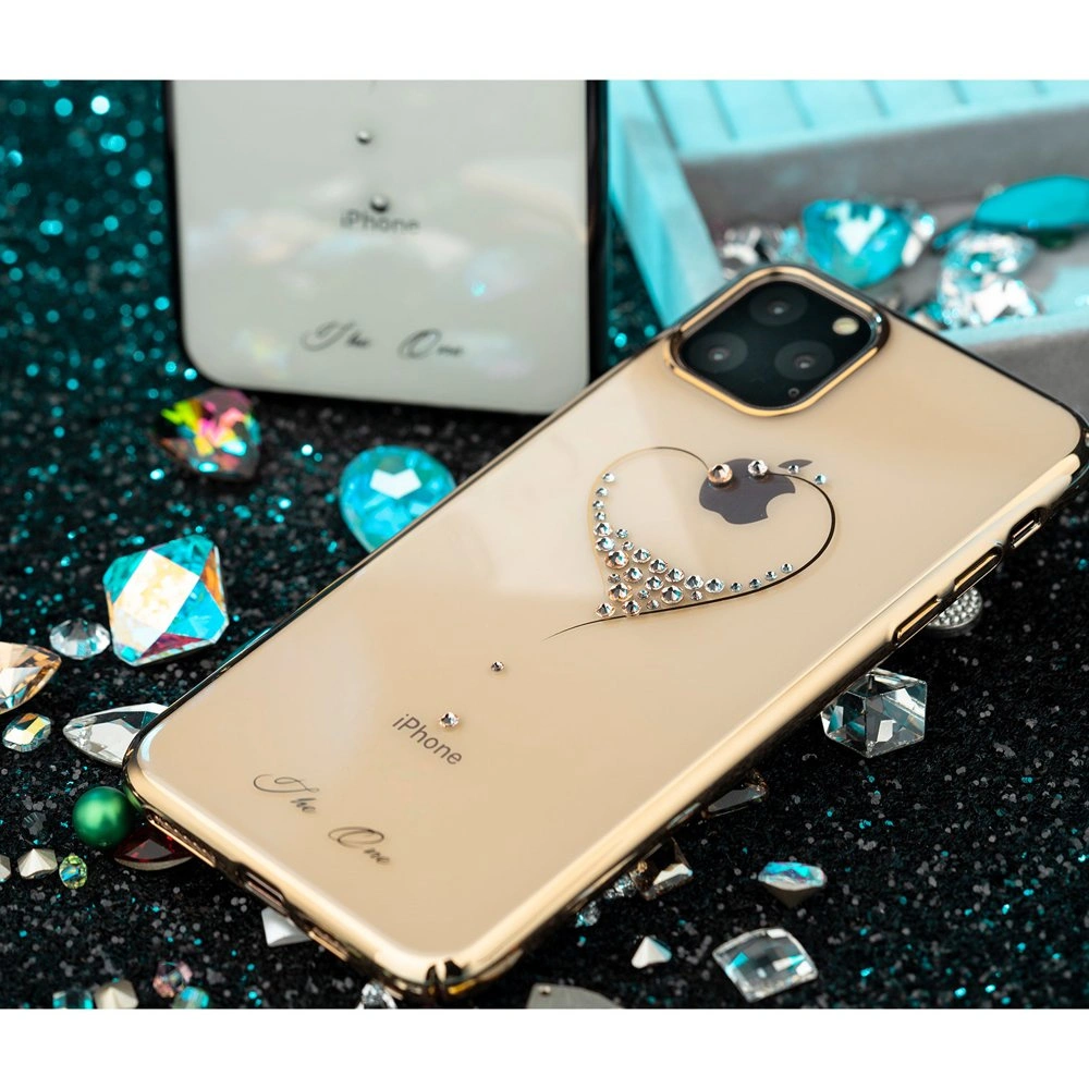 Etui Kingxbar Wish Swarovski Apple iPhone 11 Pro srebrny