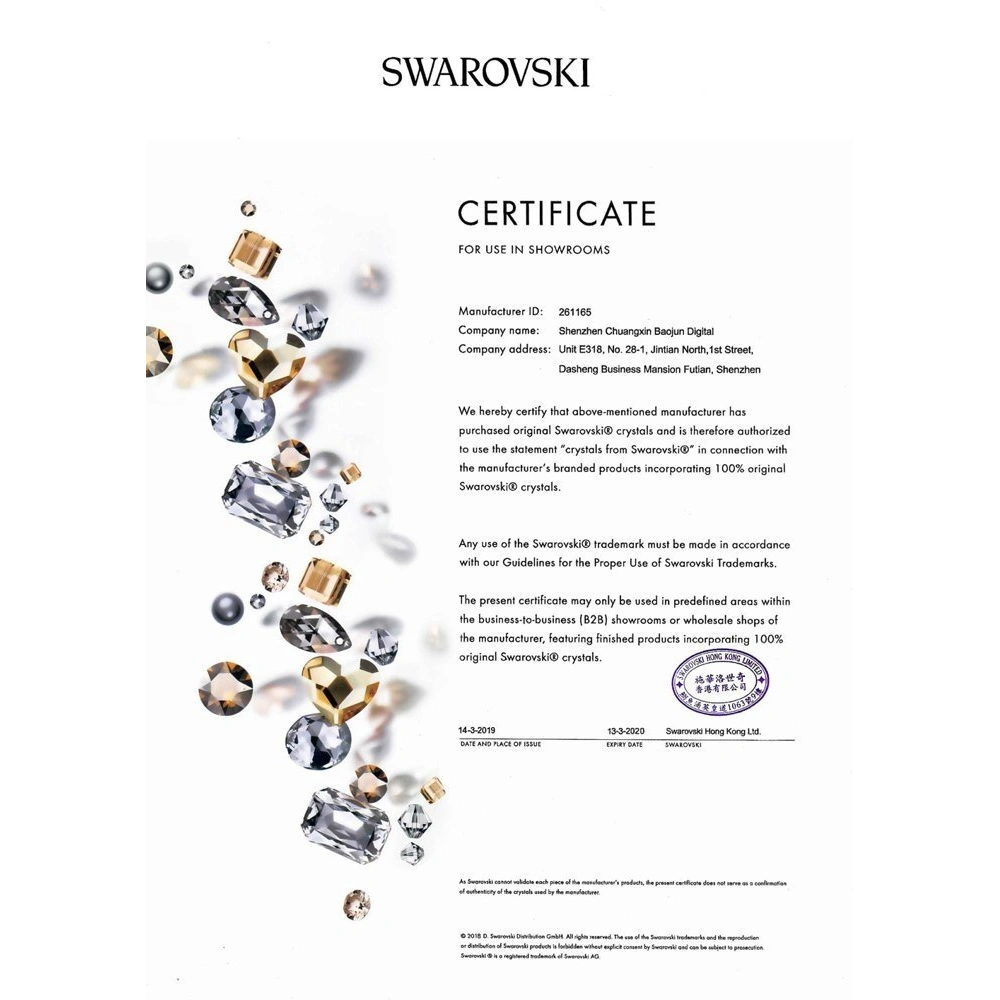 Etui Kingxbar Wish Swarovski Apple iPhone 11 Pro srebrny