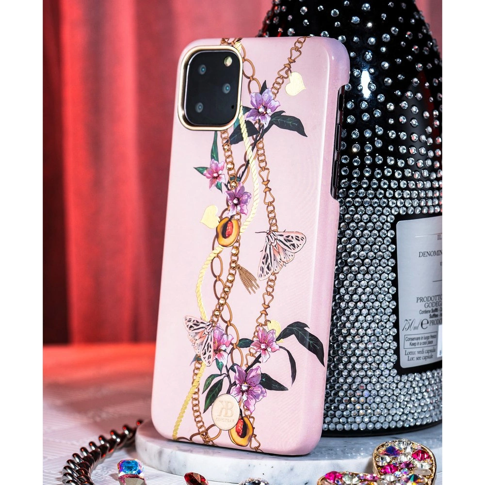 Etui Kingxbar Luxury Swarovski Apple iPhone 11 Pro Max niebieski