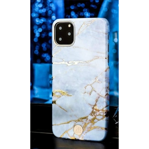 Kup Etui Kingxbar Marble Apple iPhone 11 Pro Max alb-albăstrui - KGX233 - {ean13} - Sklep Home Screen