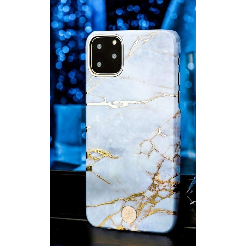 Kup Etui Kingxbar Marble Apple iPhone 11 Pro Max bílo-modrý - KGX233 - {ean13} - Sklep Home Screen