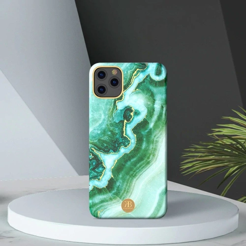 Kup Etui Kingxbar Marble Apple iPhone 11 Pro Max bílo-modrý - KGX233 - {ean13} - Sklep Home Screen