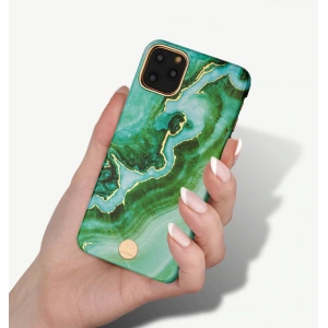 Kup Etui Kingxbar Marble Apple iPhone 11 Pro Max alb-albăstrui - KGX233 - {ean13} - Sklep Home Screen
