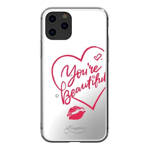 Kup Etui Kingxbar Angel Swarovski Ești frumoasă Apple iPhone 11 Pro Max oglindă transparentă - KGX235 - {ean13} - Sklep Home Screen