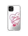 Etui Kingxbar Angel Swarovski Youre beautiful Apple iPhone 11 Pro Max lusterko przezroczysty