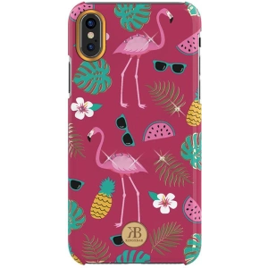 Kup Etui Kingxbar Blossom Swarovski Apple iPhone XS Max różowy - KGX236 - {ean13} - Sklep Home Screen