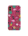 Etui Kingxbar Blossom Swarovski Apple iPhone XS Max rózsaszín