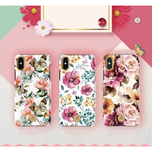 Kup Etui Kingxbar Blossom Swarovski Apple iPhone XS Max różowy - KGX236 - {ean13} - Sklep Home Screen